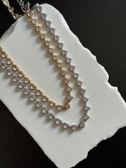 Collana Cuoricini