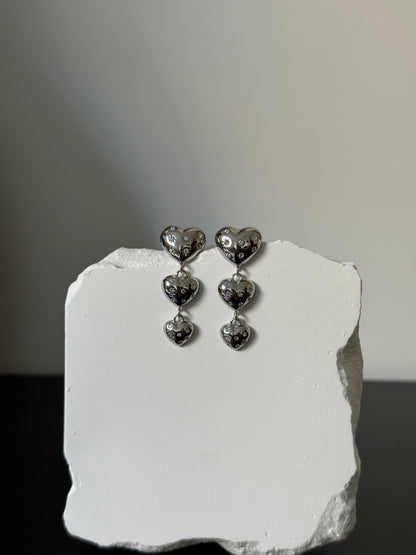 Orecchini Cascata di Cuori Galaxy
