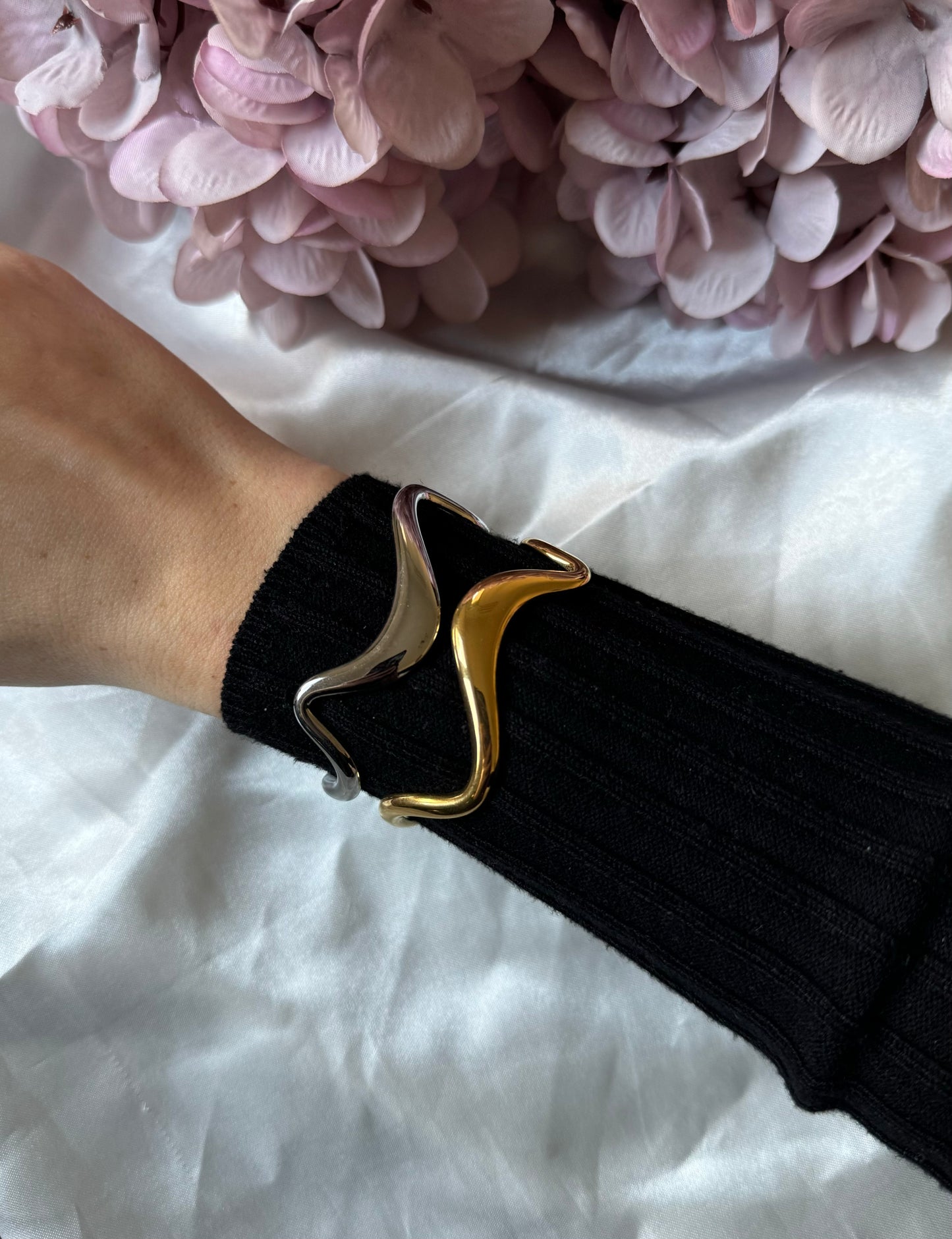 Bracciale Rigido Onda