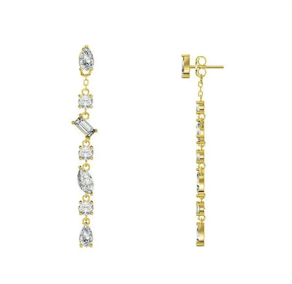 Orecchini Cascata di Luce Gold