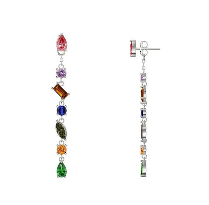 Orecchini Cascata di Luce Silver