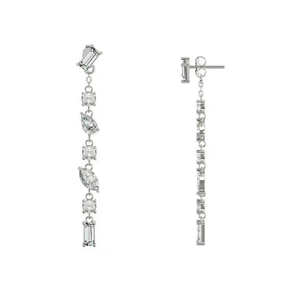 Orecchini Cascata di Luce Silver