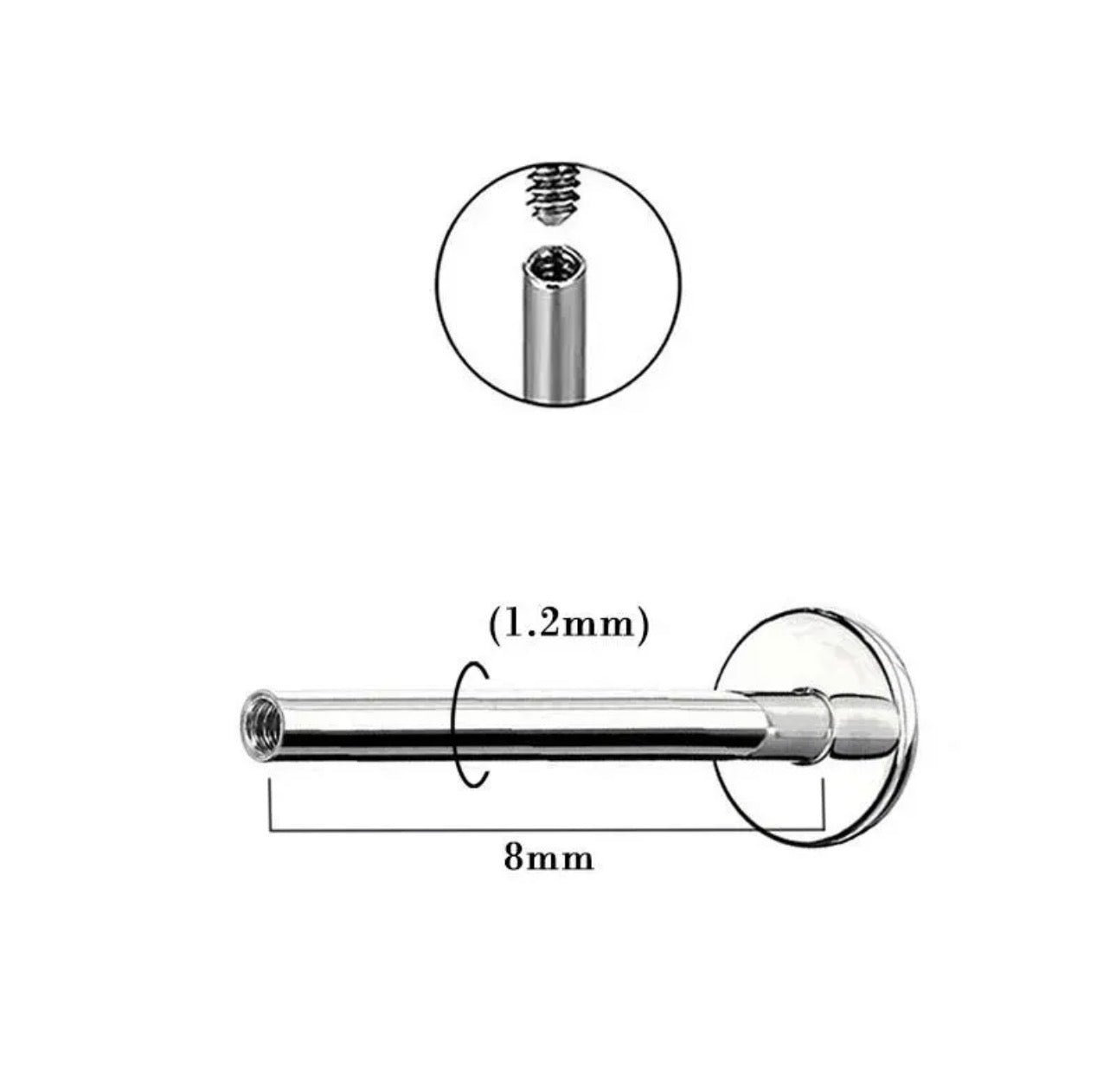 Orecchino Piercing Crystal