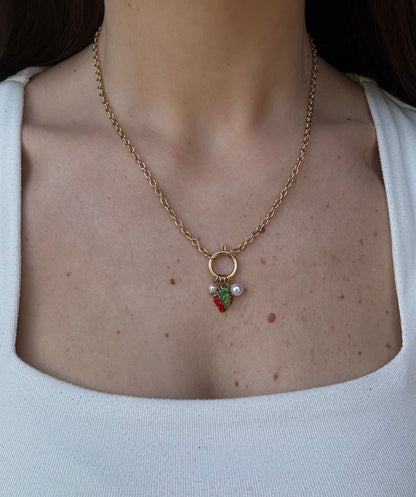 Collana Charm Fragola