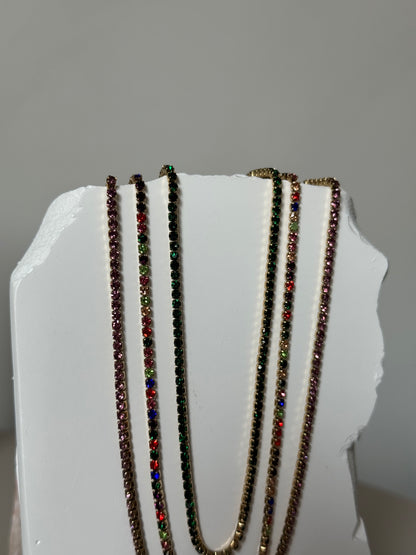 Collana Tennis Colorè