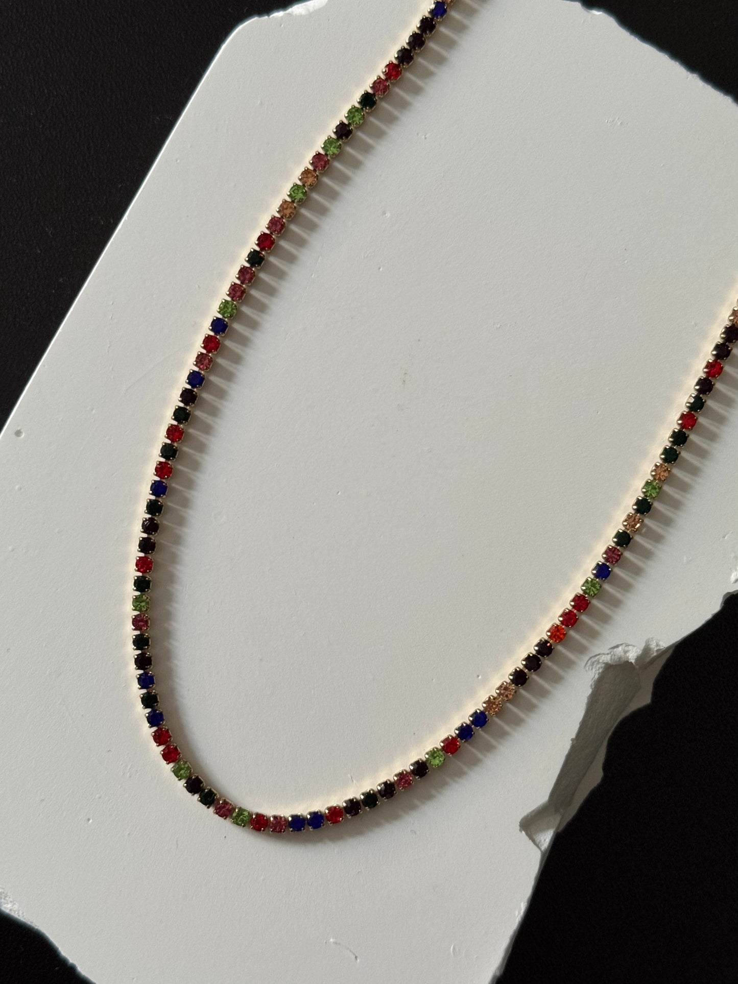 Collana Tennis Colorè