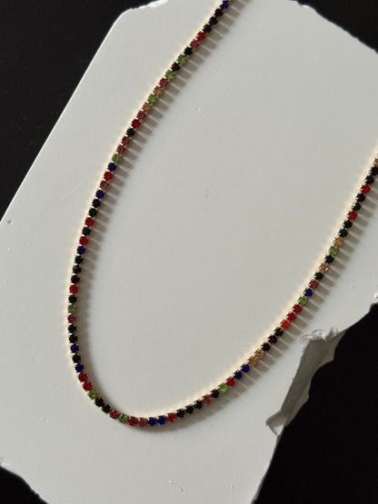 Collana Tennis Colorè