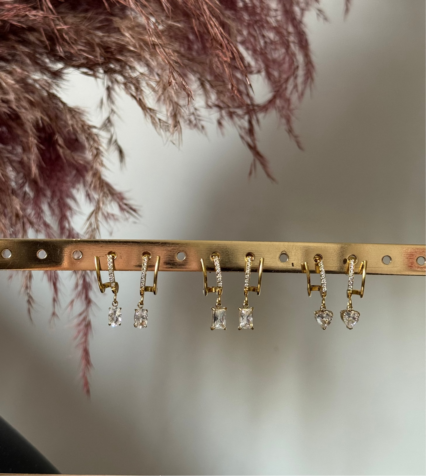 Orecchini Double Shine