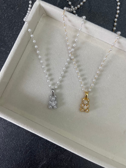 Collana Teddy Perle