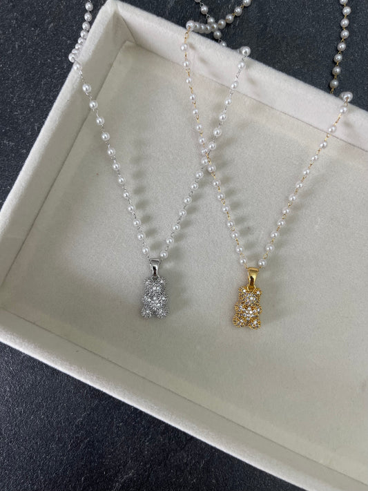 Collana Teddy Perle