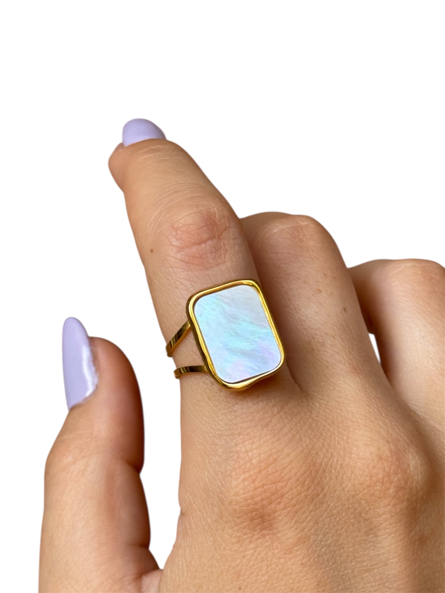 Anello Perlato