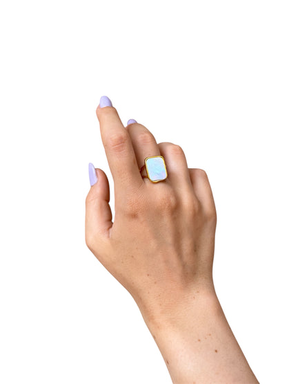Anello Perlato
