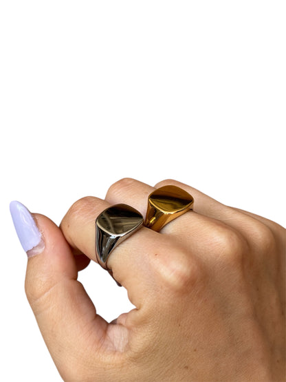 Anello Chevalier Quadrato