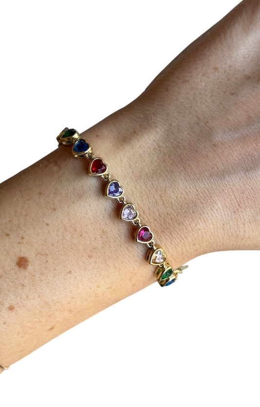 Bracciale Cuoricini