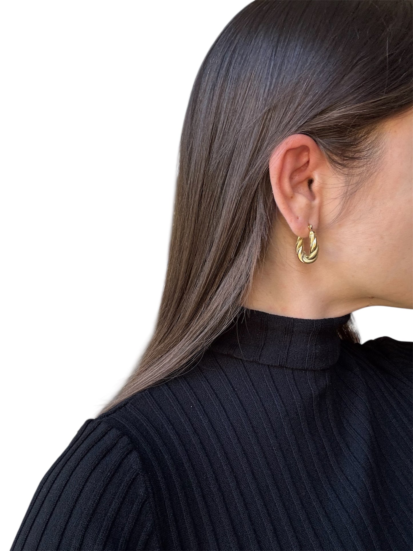 Orecchini Intreccio Ovale