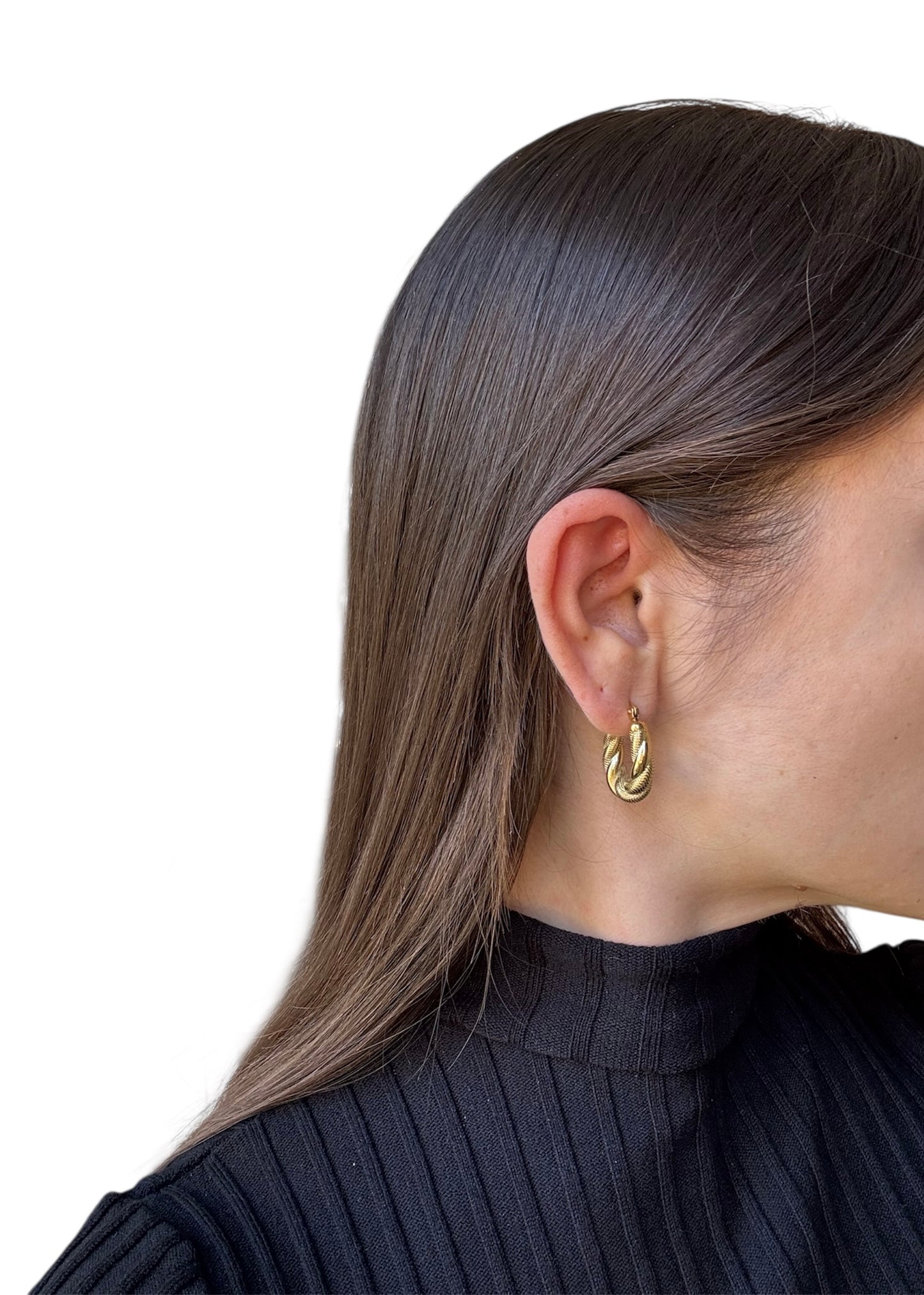 Orecchini Intreccio Ovale