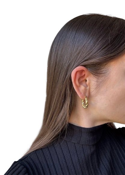 Orecchini Intreccio Ovale