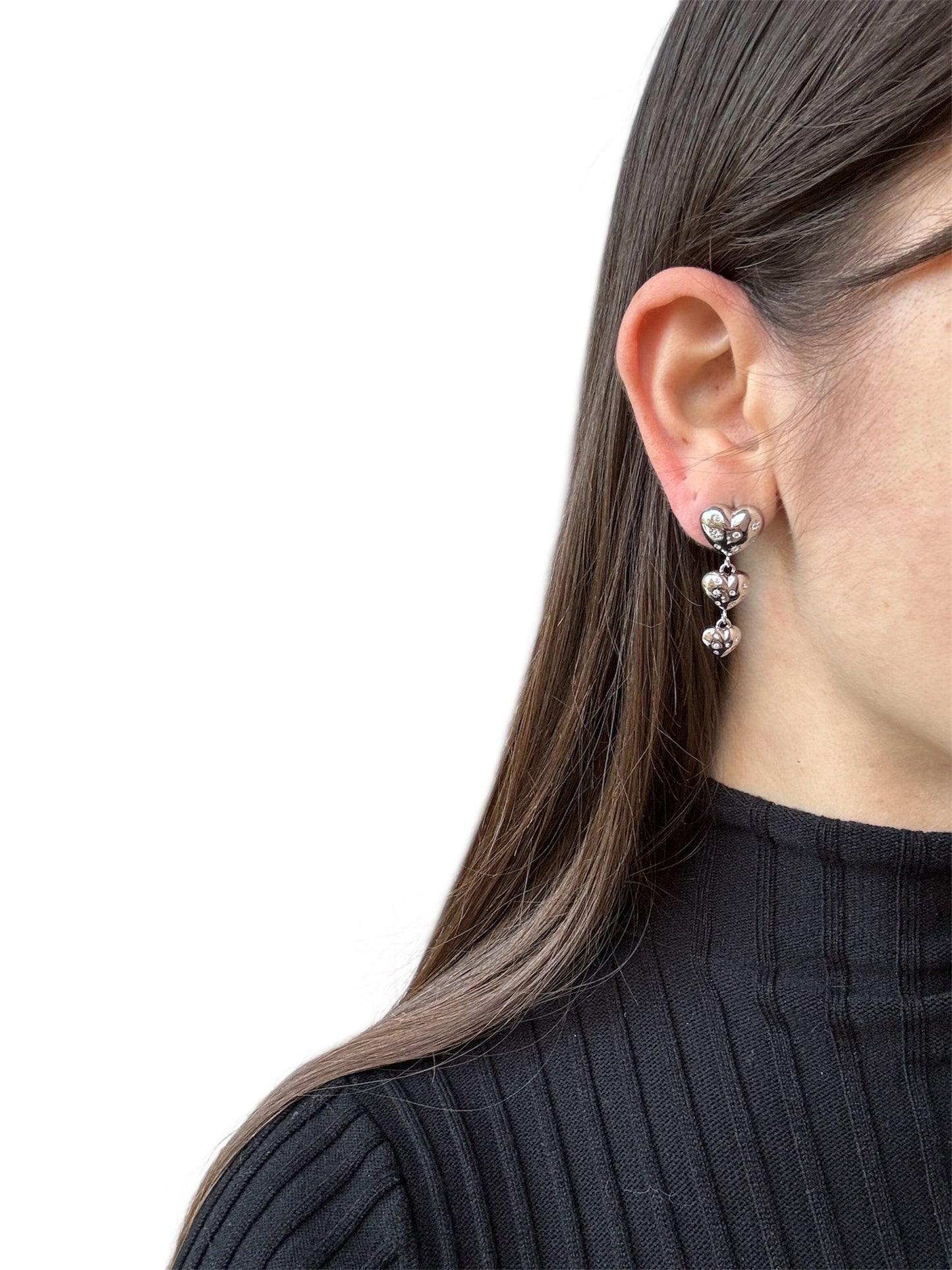 Orecchini Cascata di Cuori Galaxy