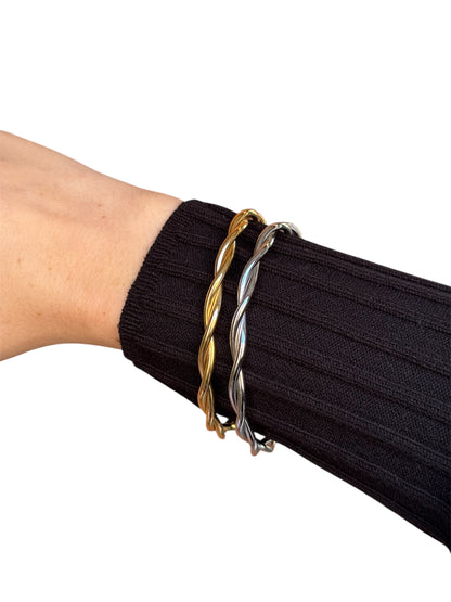 Bracciale Rigido Intreccio