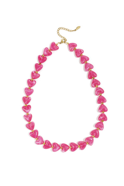 Collana Cuori Smaltati