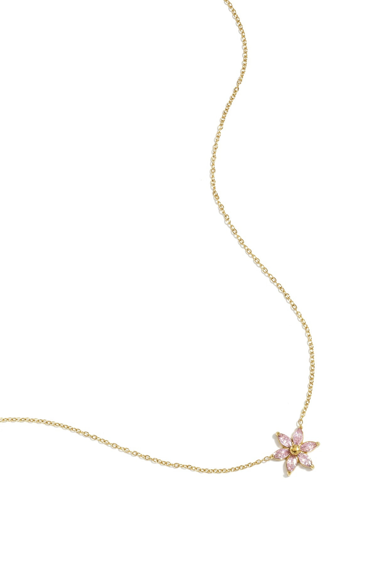 Collana Fiore di Zirconi